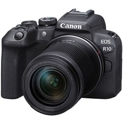 Aparat foto digital Canon EOS R10 + RF-S 18-150mm f/3.5-6.3 IS STM + Adapter EF-EOS R for EF-S (Black)