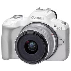 Цифровой фотоаппарат Canon EOS R50 + RF-S 18-45mm f/4.5-6.3 IS STM Kit (White) Thumb