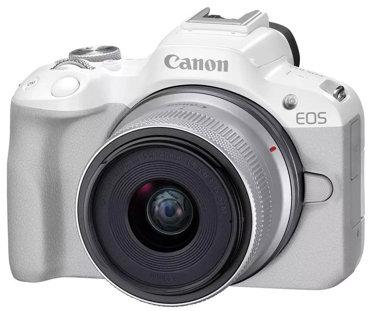 Цифровой фотоаппарат Canon EOS R50 + RF-S 18-45mm f/4.5-6.3 IS STM Kit (White)