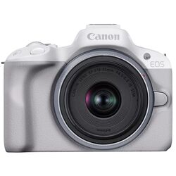 Aparat foto digital Canon EOS R50 + RF-S 18-45mm f/4.5-6.3 IS STM Kit (White)