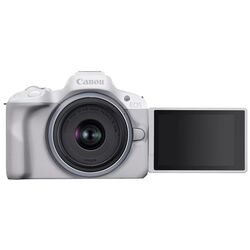 Цифровой фотоаппарат Canon EOS R50 + RF-S 18-45mm f/4.5-6.3 IS STM Kit (White) Thumb