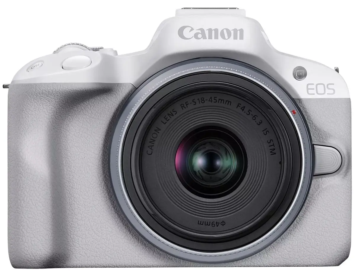 Цифровой фотоаппарат Canon EOS R50 + RF-S 18-45mm f/4.5-6.3 IS STM Kit (White)