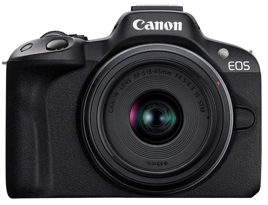 Aparat foto digital Canon EOS R50 + RF-S 18-45mm f/4.5-6.3 IS STM + RF-S 55-210mm f/5-7.1 IS STM