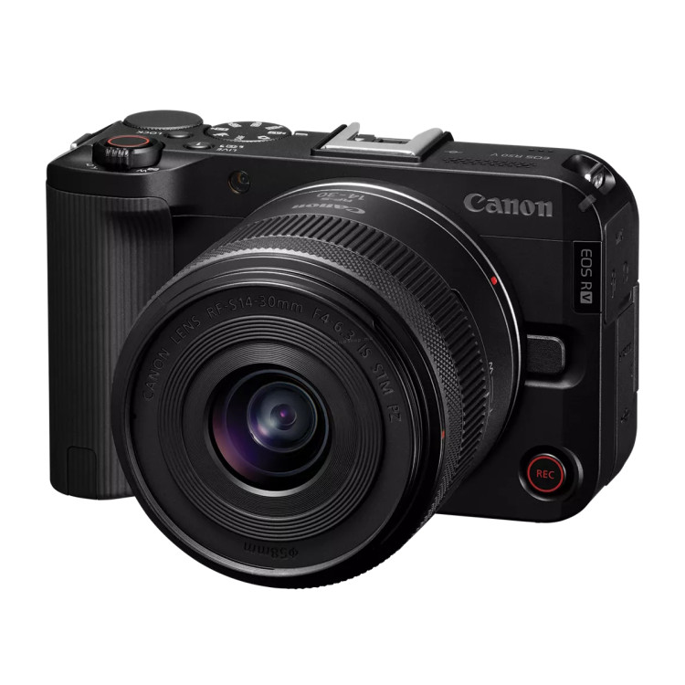 Aparat foto digital Canon EOS R50 V + RF-S14-30mm F4-6.3 IS STM PZ (Black)