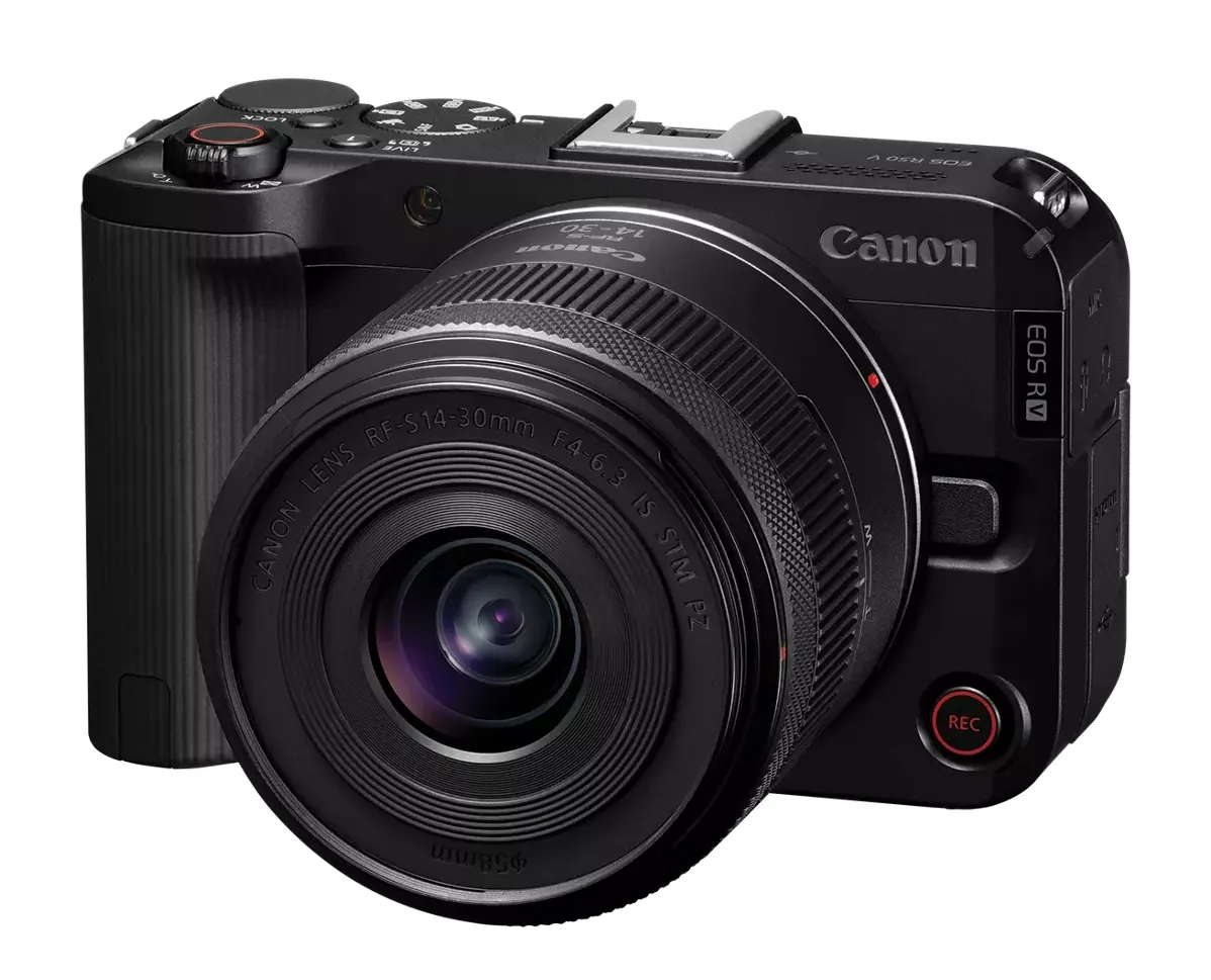 Цифровой фотоаппарат Canon EOS R50 V + RF-S14-30mm F4-6.3 IS STM PZ (Black)