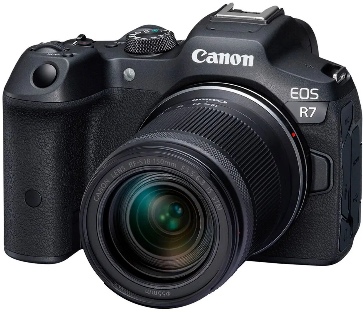 Aparat foto digital Canon EOS R7 + RF-S 18-150mm f/3.5-6.3 IS STM KIT + Adapter EF-EOS R (Black)