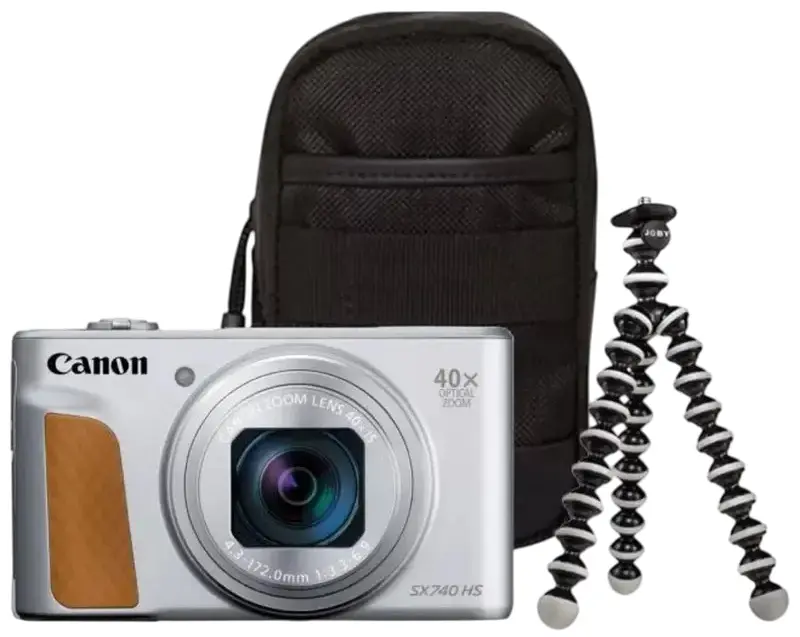 Цифровой фотоаппарат Canon PowerShot SX740 HS Lite Travel Kit (Silver) - 2