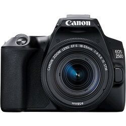 Aparat foto Canon EOS 250D & EF-S 18-55mm f/3.5-5.6 IS STM KIT (Black)