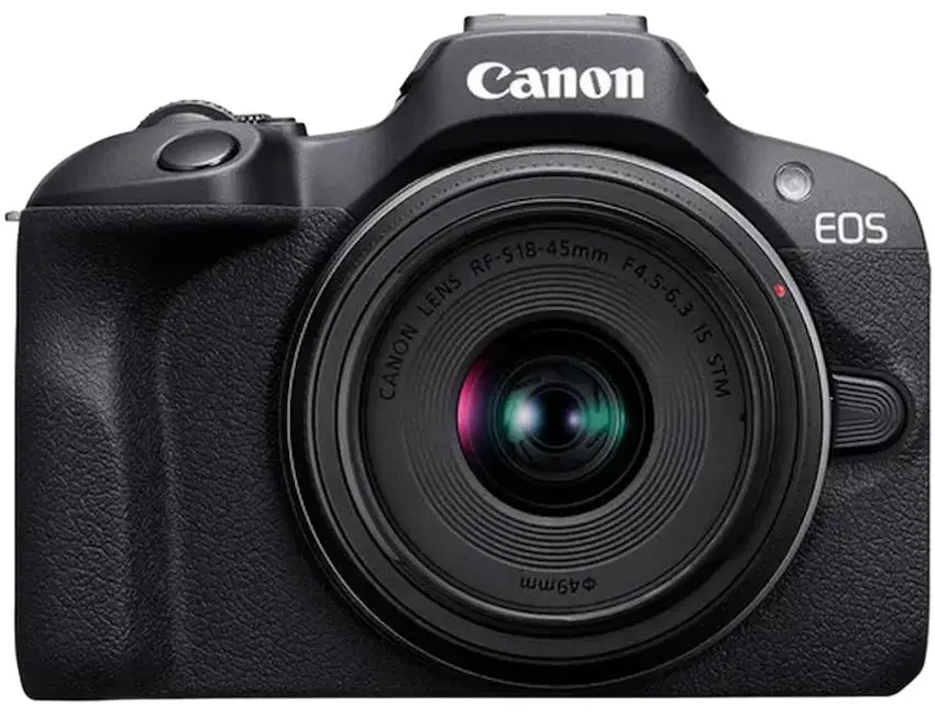 Фотоаппарат Canon EOS R100 & RF-S 18-45mm f/4.5-6.3 & RF-S 55-210mm f/5-7.1 IS STM KIT (Black) - 5