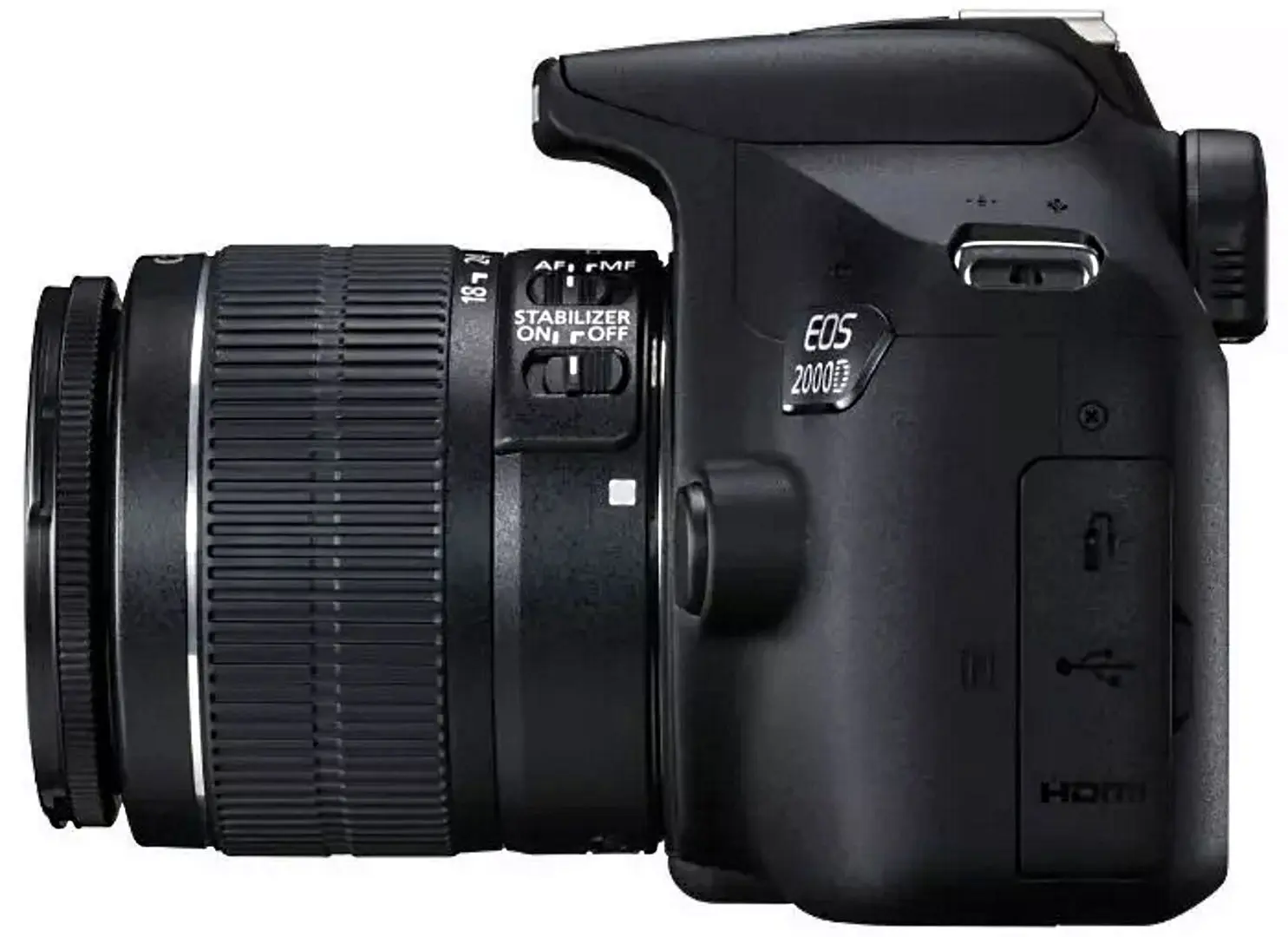 Aparat foto Canon EOS 2000D Kit EF-S 18-55mm f/3.5-5.6 DC III (Black)