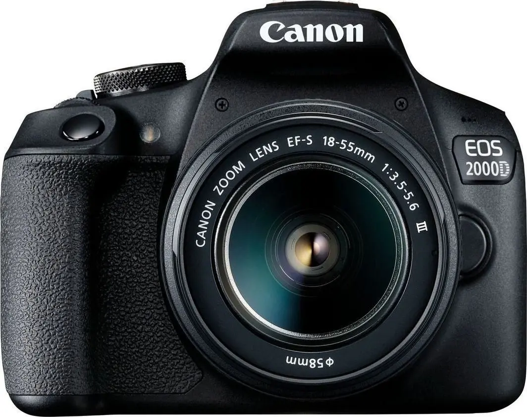 Aparat foto Canon EOS 2000D Kit EF-S 18-55mm f/3.5-5.6 DC III (Black)