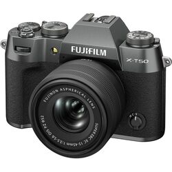 Aparat foto Fujifilm X-T50 15-45mm Kit (Charcoal Silver) Thumb
