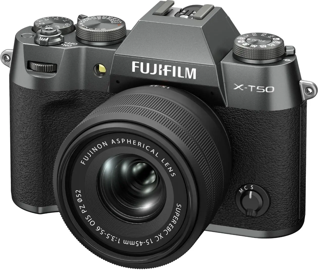 Aparat foto Fujifilm X-T50 15-45mm Kit (Charcoal Silver)
