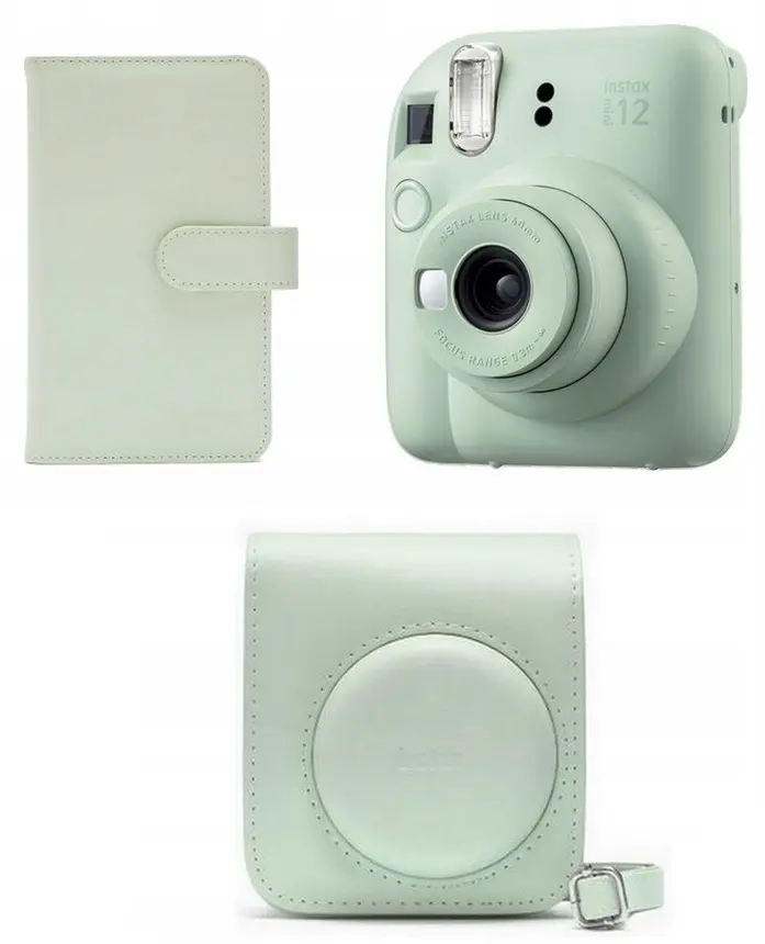Фотоаппарат моментальной печати Fujifilm Instax Mini 12 + альбом (Mint Green)