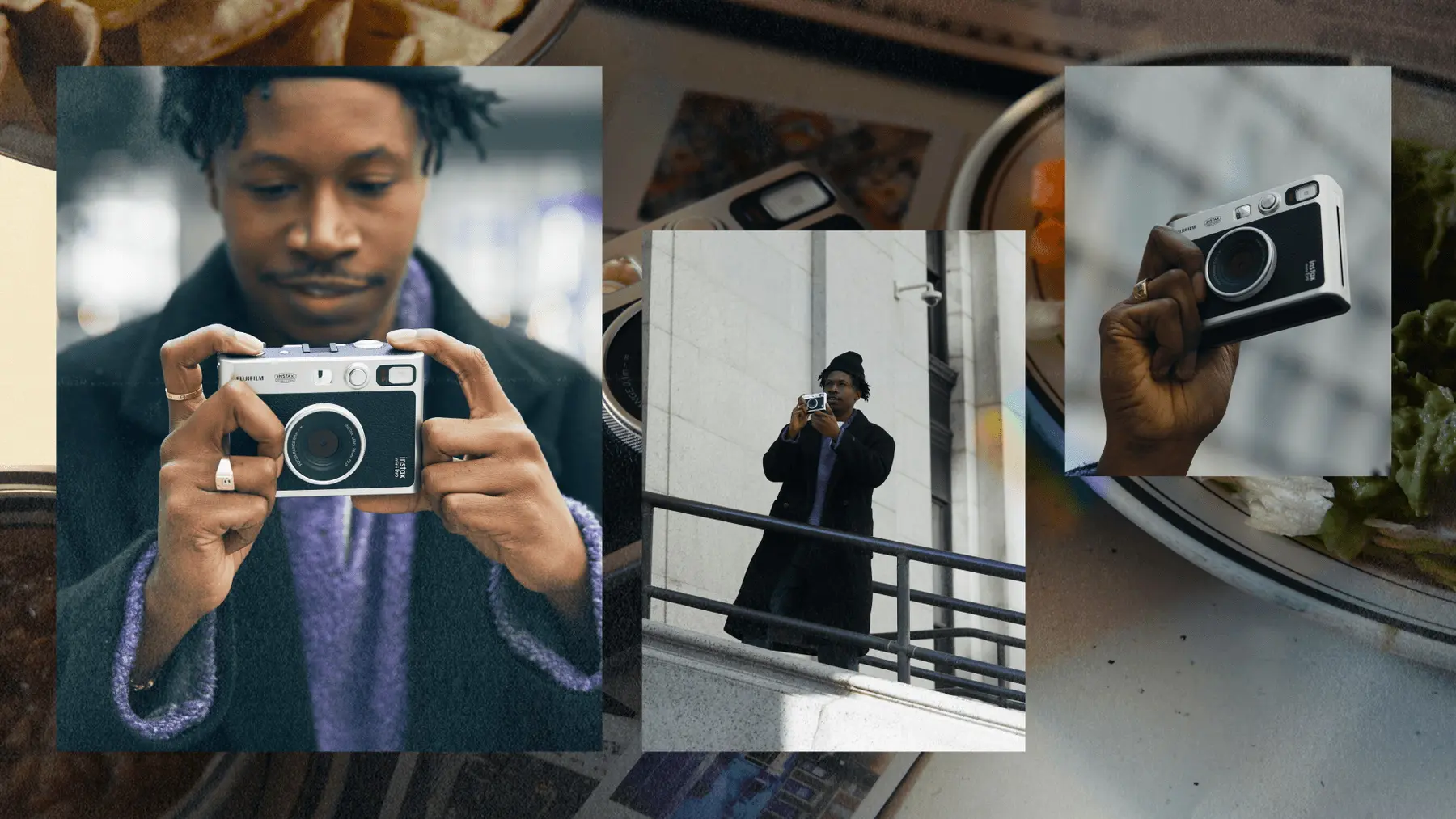 Aparat foto instant Fujifilm Instax Mini Evo (Black)