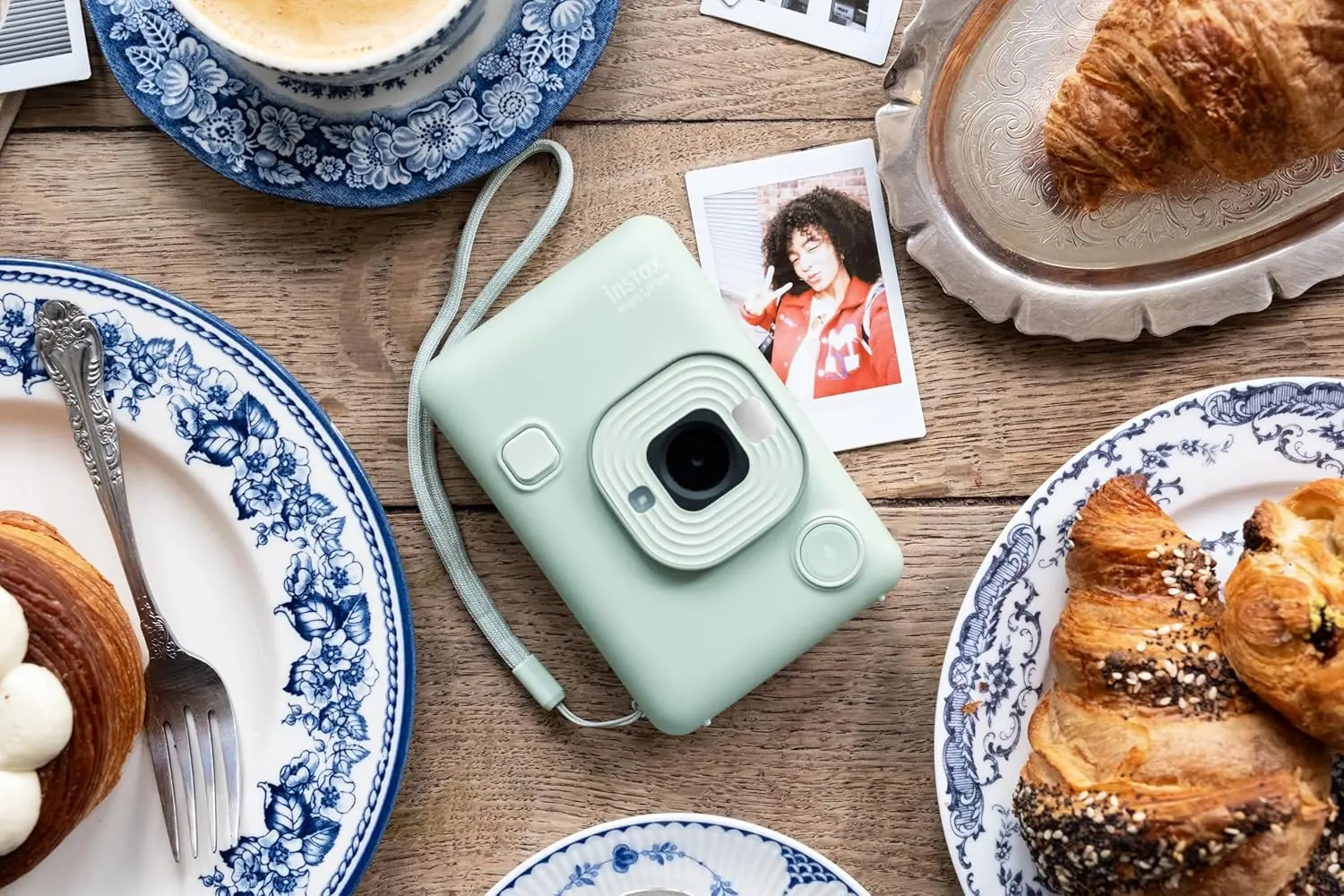 Фотоаппарат моментальной печати Fujifilm Instax Mini LiPlay (Matcha Green) - 7