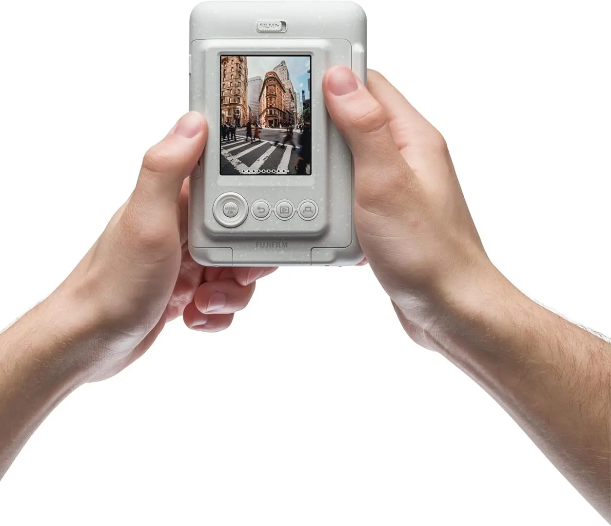 Фотоаппарат моментальной печати Fujifilm Instax Mini LiPlay (Misty White) - 5