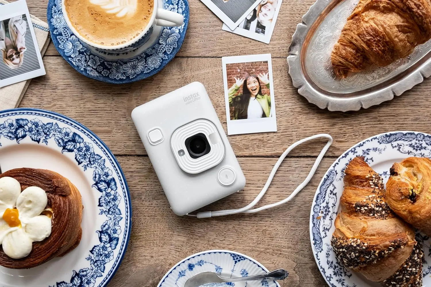 Фотоаппарат моментальной печати Fujifilm Instax Mini LiPlay (Misty White) - 7