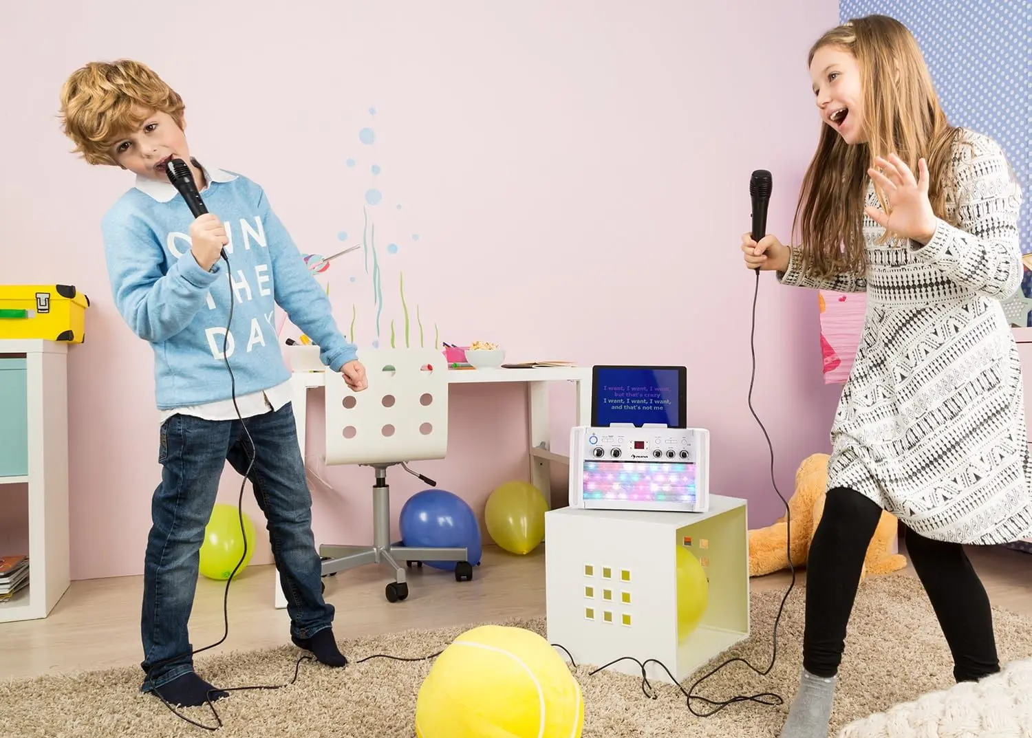 Караоке система Auna DiscoFever 2.0 (White) - 5