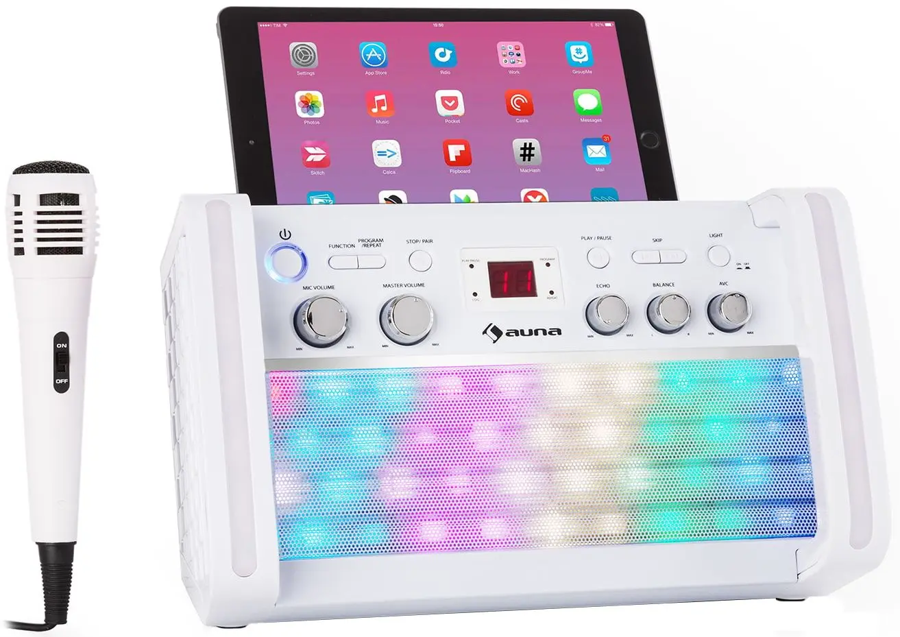 Караоке система Auna DiscoFever 2.0 (White)