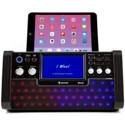 Караоке система Auna DiscoFever LED (Black) Thumb