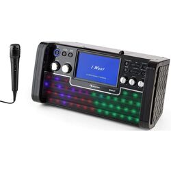 Караоке система Auna DiscoFever LED (Black) Thumb
