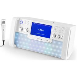 Sistem karaoke Auna DiscoFever LED (White) Thumb
