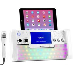 Sistem karaoke Auna DiscoFever LED (White)