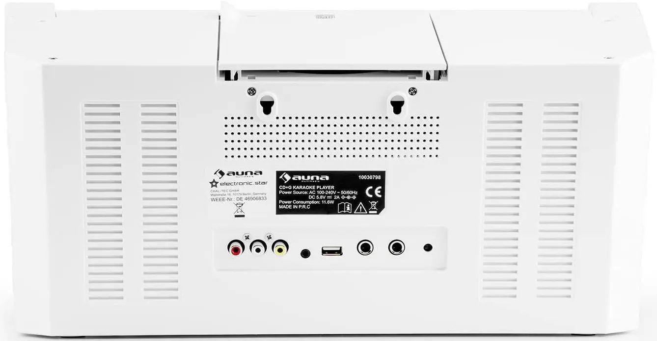 Sistem karaoke Auna DiscoFever LED (White) - 6