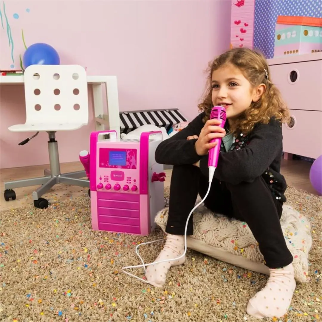 Sistem de karaoke Auna KA8P-V2 PK (Pink/White) - 8