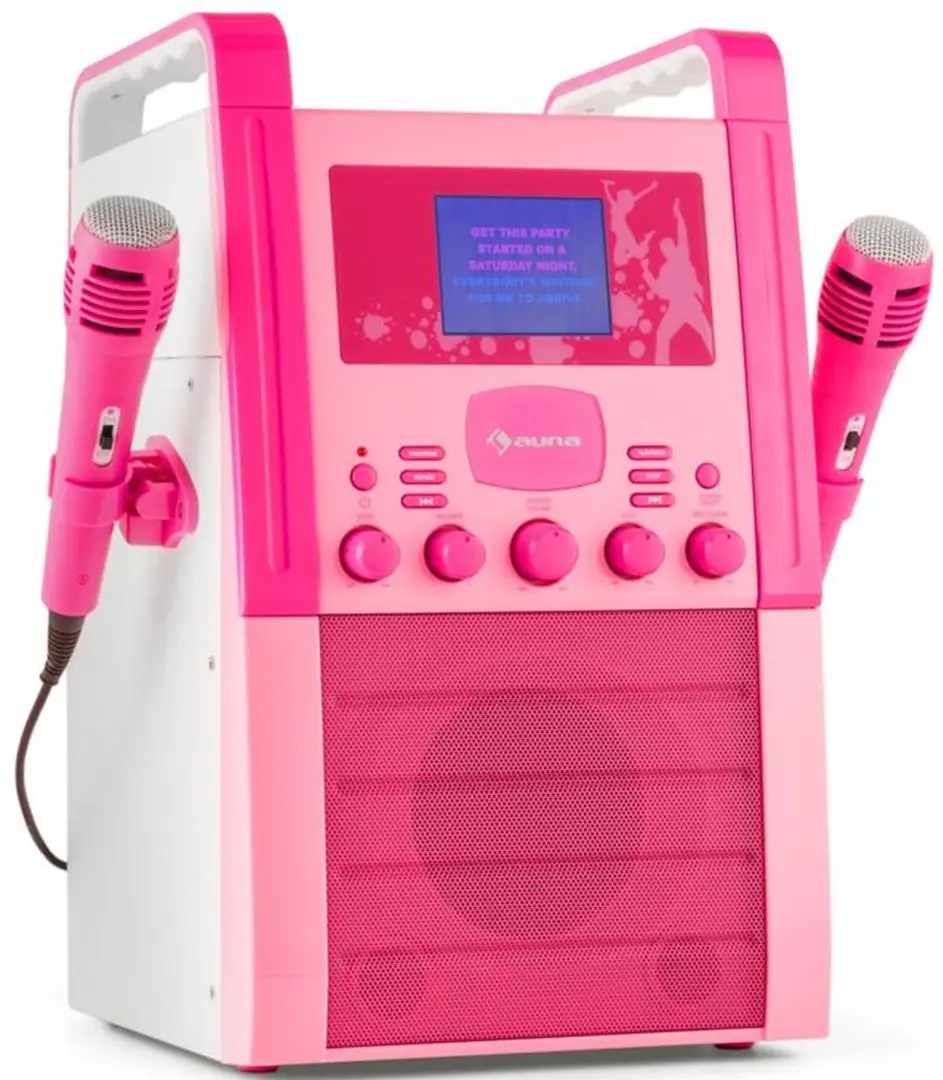 Sistem de karaoke Auna KA8P-V2 PK (Pink/White)
