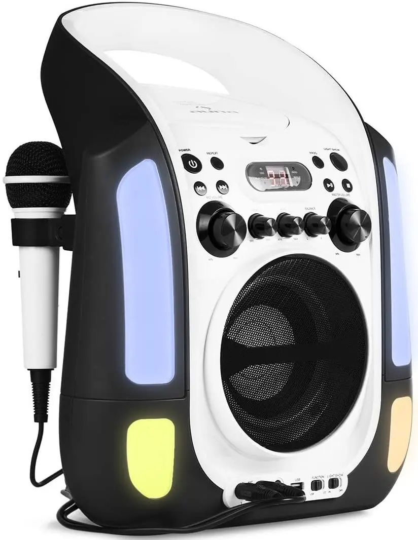 Караоке система Auna Kara Illumina (Black/White) - 2