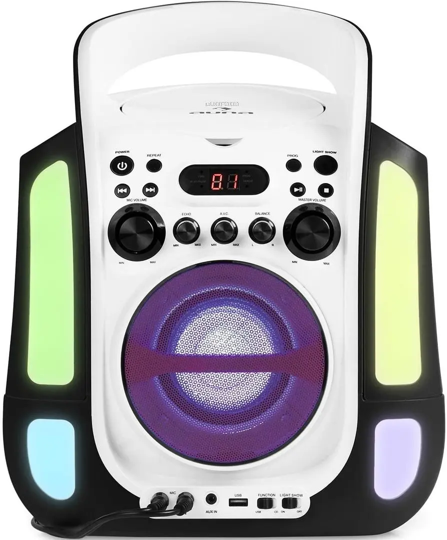 Караоке система Auna Kara Illumina (Black/White) - 3