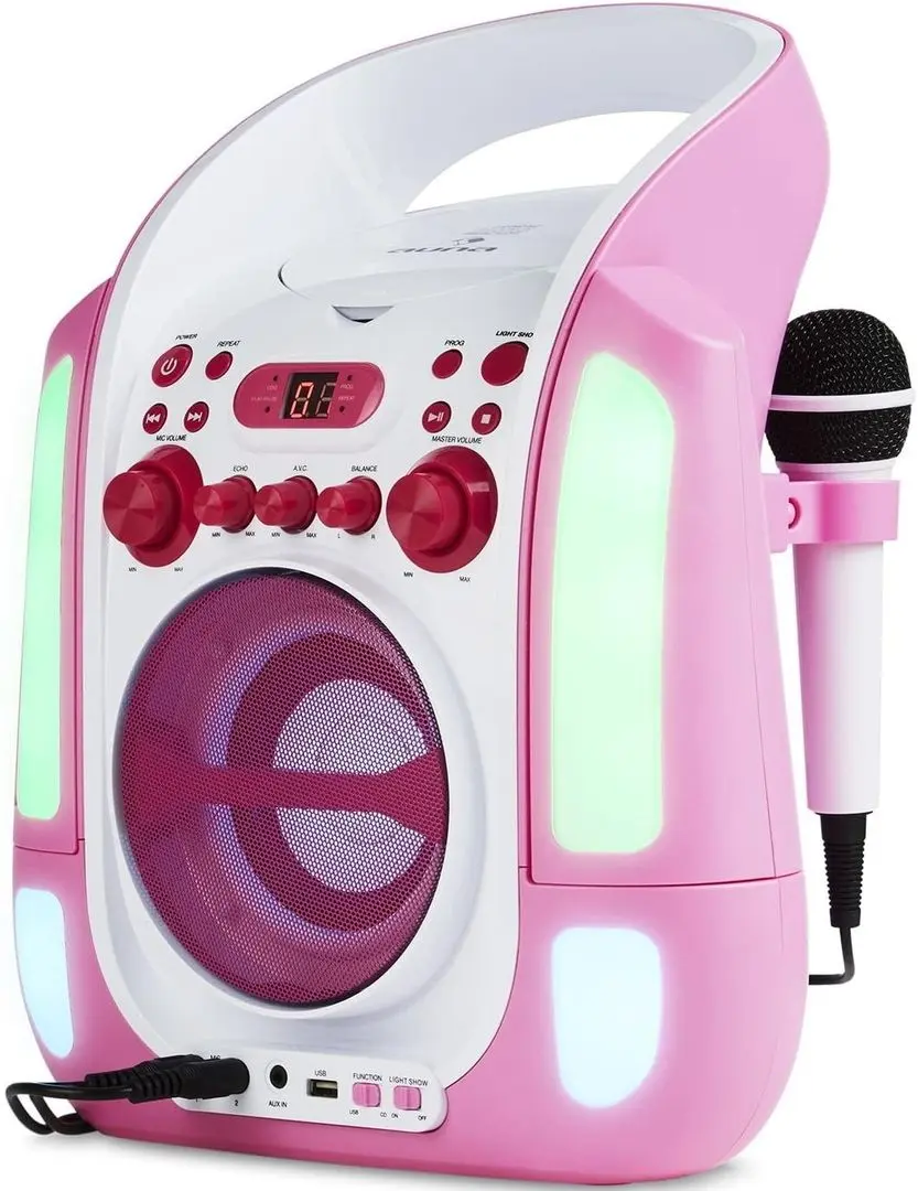 Караоке система Auna Kara Illumina (Pink) - 4