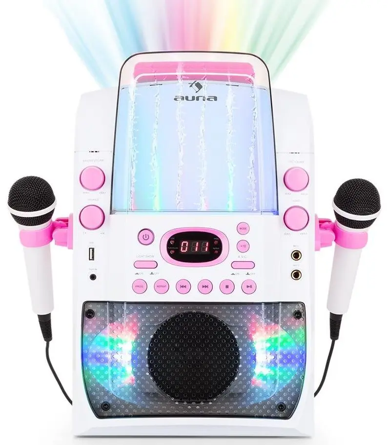 Караоке система Auna Kara Liquida BT (White/Pink) - 2