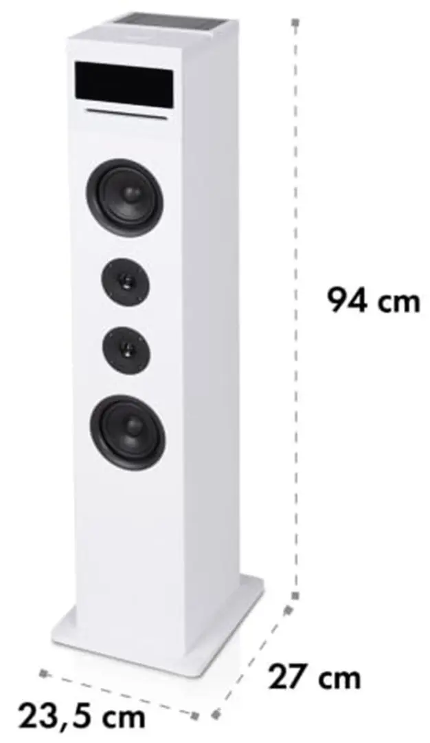 Караоке система Auna Karaboom 100 Sing (White) - 2