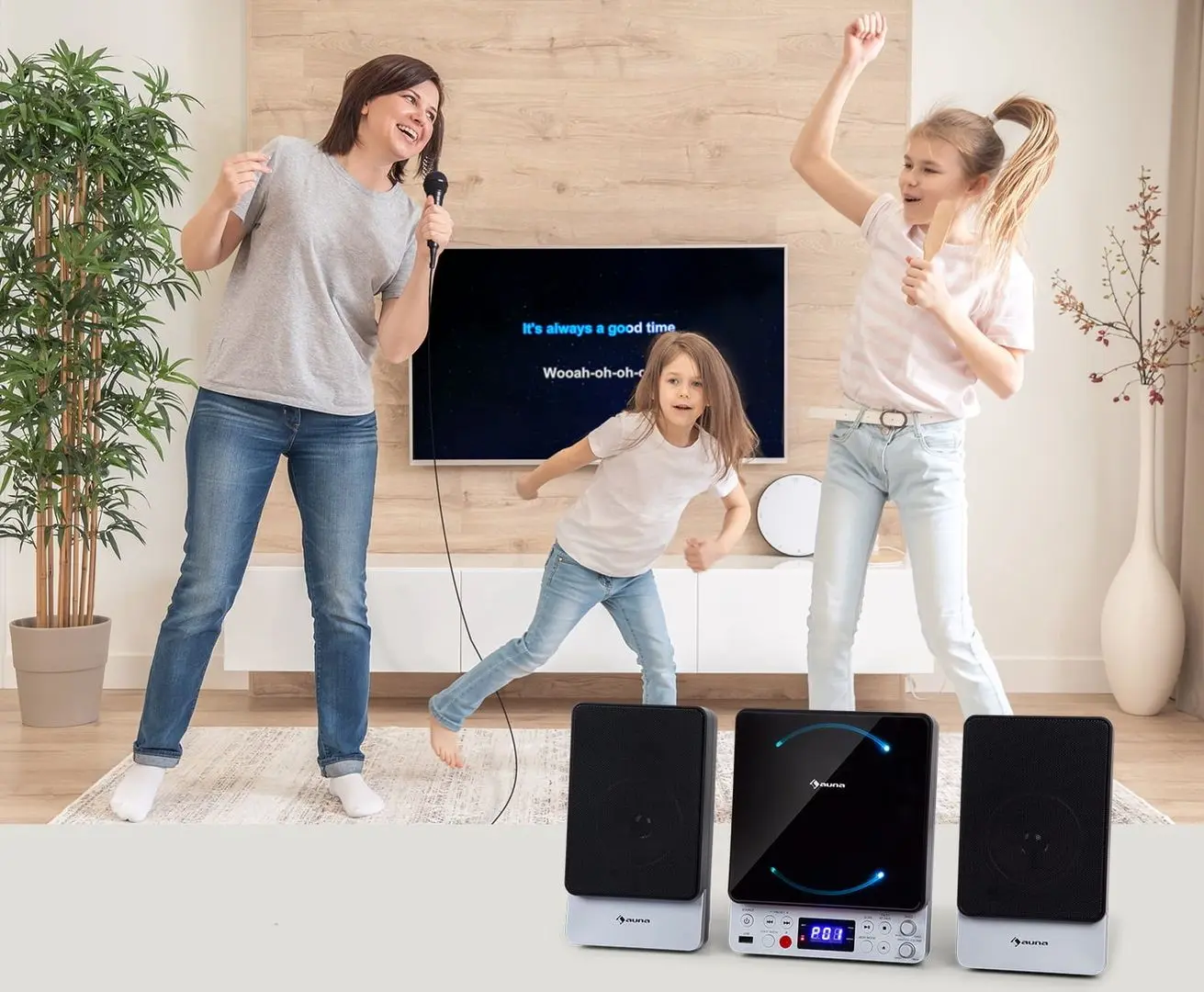 Караоке система Auna Microstar Sing (Silver/Black) - 2