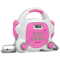 Sistem de karaoke Auna Pocket Rocker BT (Pink/White)