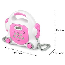 Sistem de karaoke Auna Pocket Rocker BT (Pink/White) Thumb