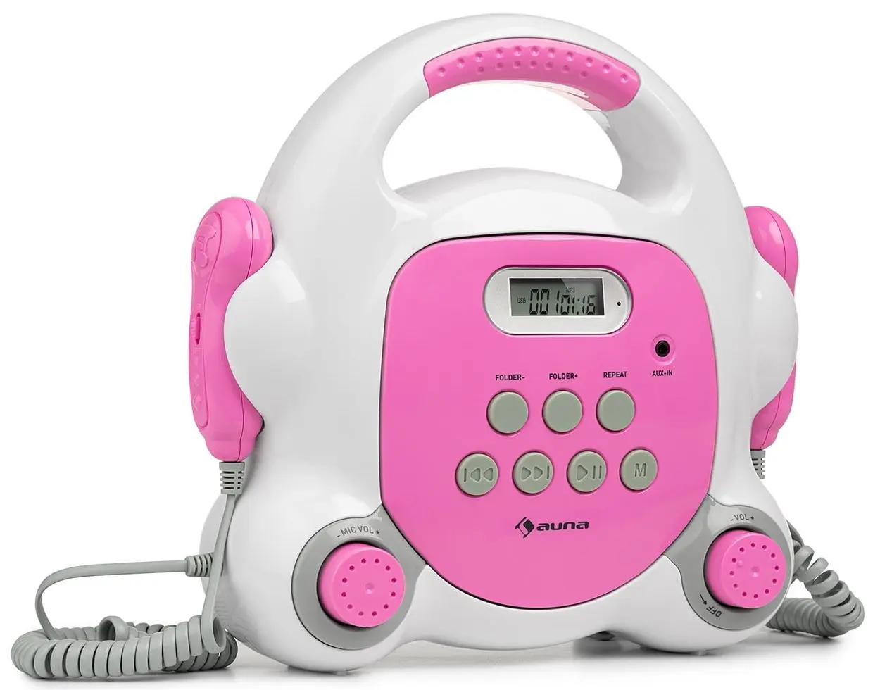 Sistem de karaoke Auna Pocket Rocker BT (Pink/White)