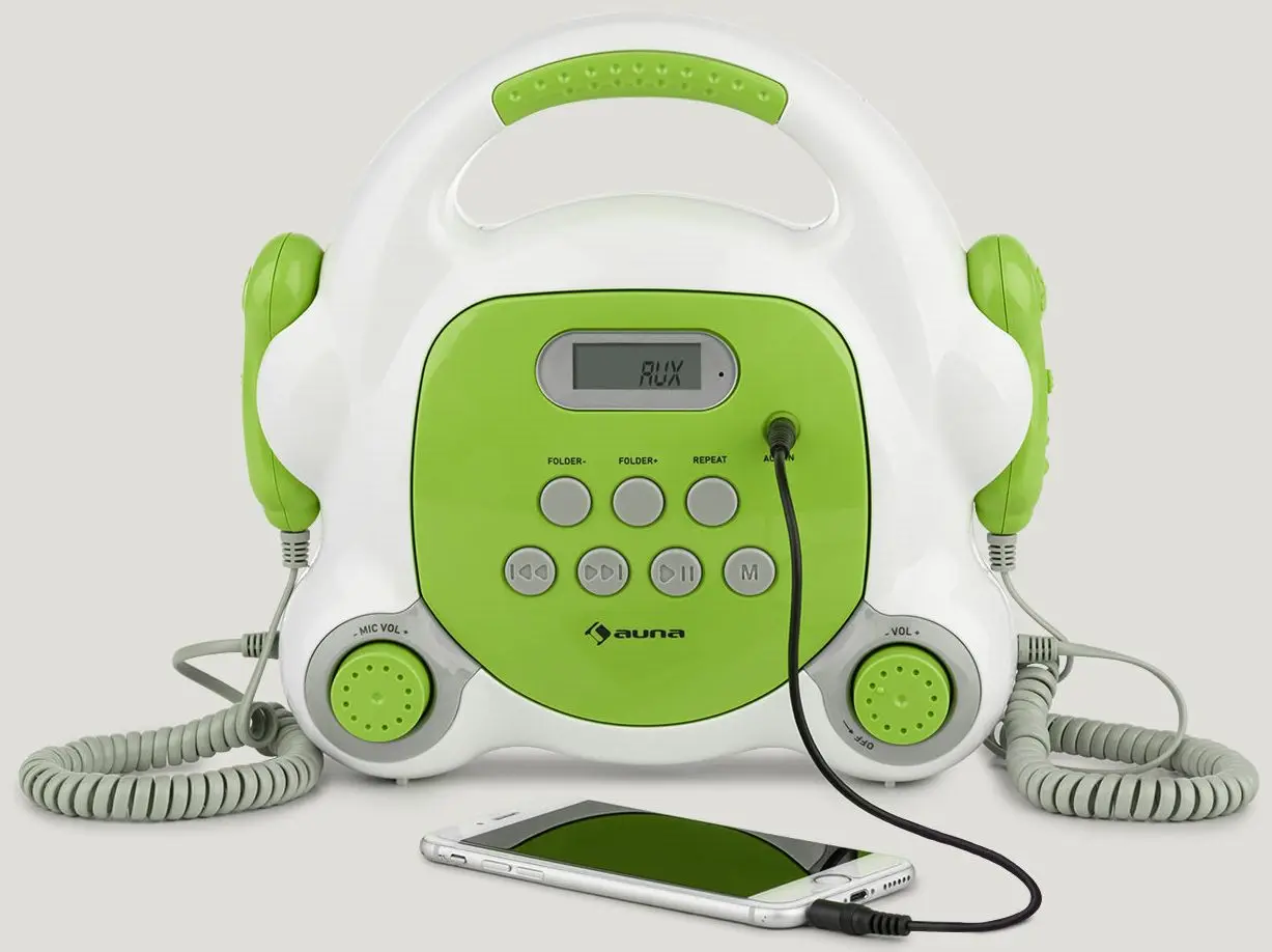 Sistem de karaoke Auna Pocket Rocker (Green/White) - 2