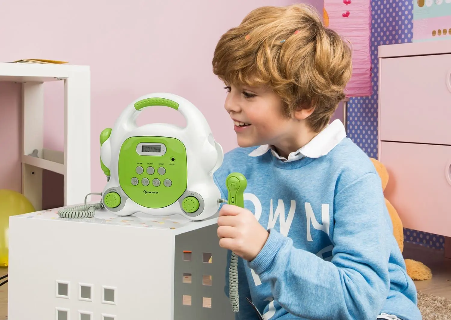 Sistem de karaoke Auna Pocket Rocker (Green/White) - 6