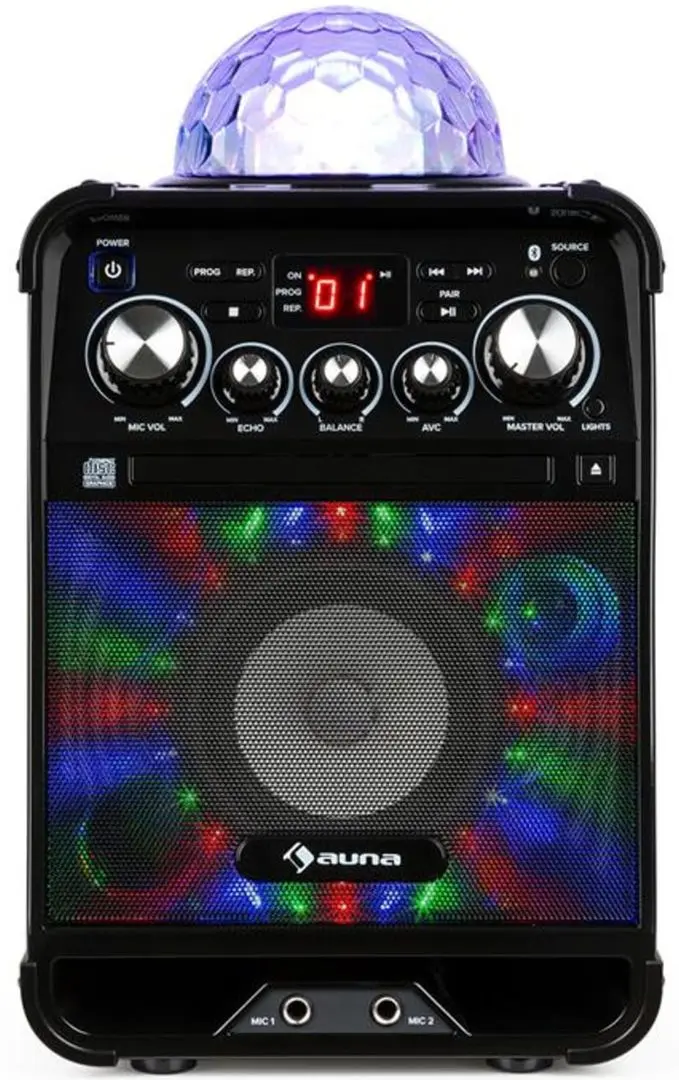Караоке система Auna Rockstar LED (Black) - 8