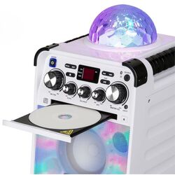 Караоке система Auna Rockstar LED (White) Thumb