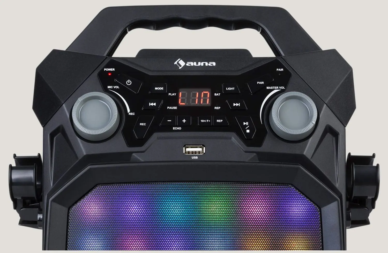 Караоке система Auna Rockstar LightShow (Black) - 4