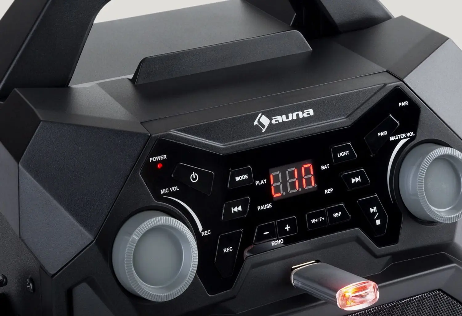 Караоке система Auna Rockstar LightShow (Black) - 5