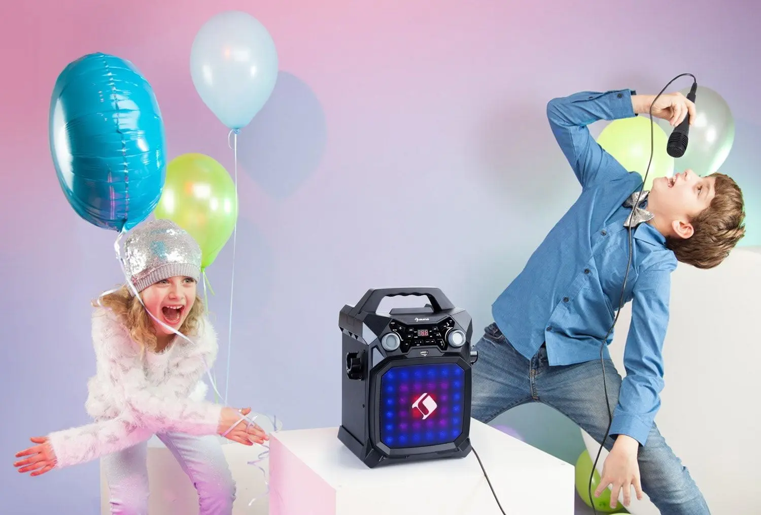 Караоке система Auna Rockstar LightShow (Black) - 9