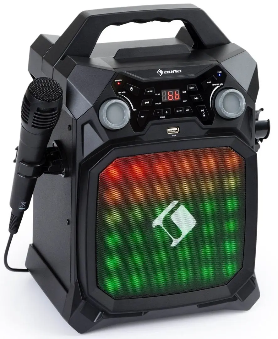 Караоке система Auna Rockstar LightShow (Black)