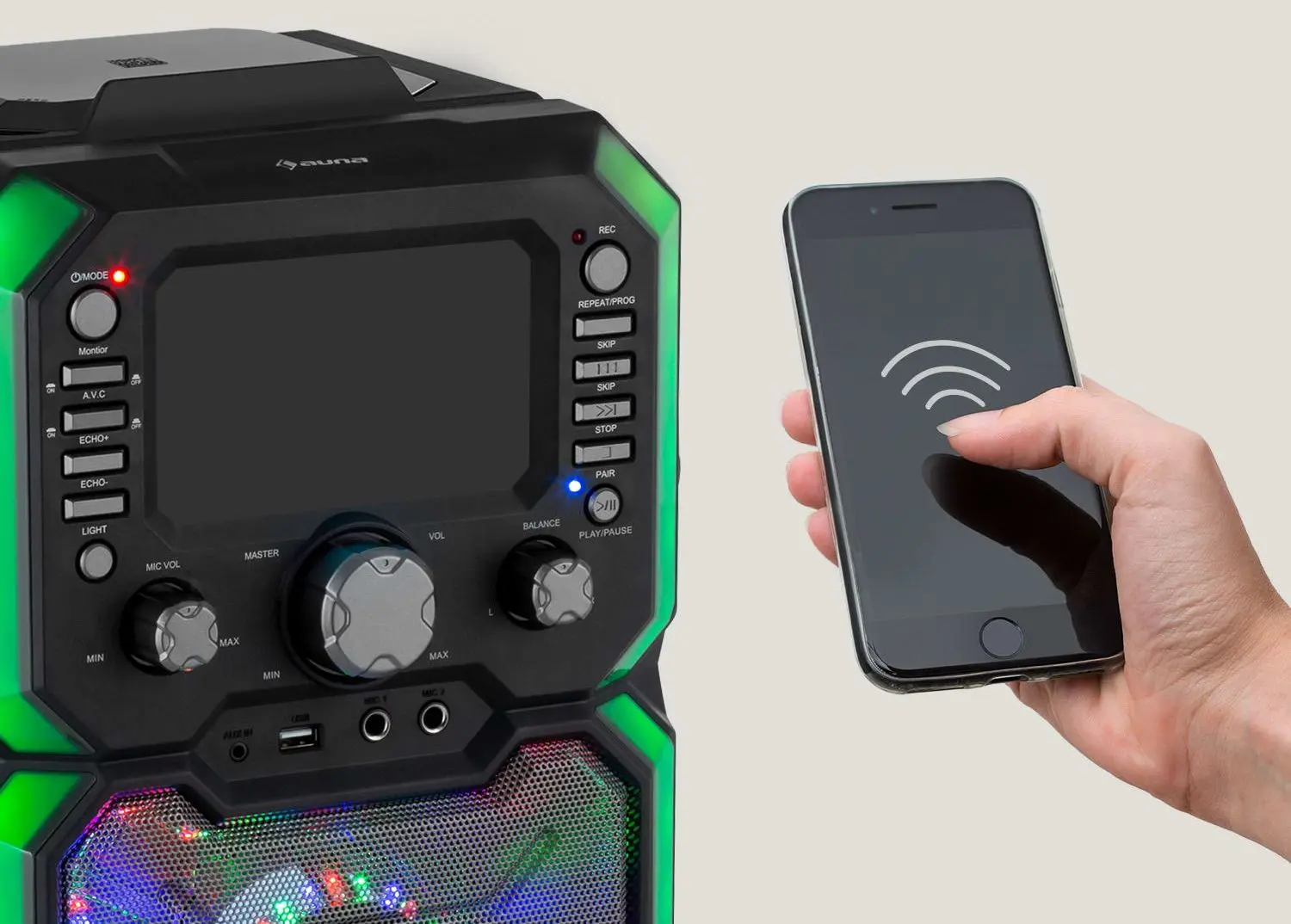 Караоке система Auna Rockstar Plus (Black) - 2