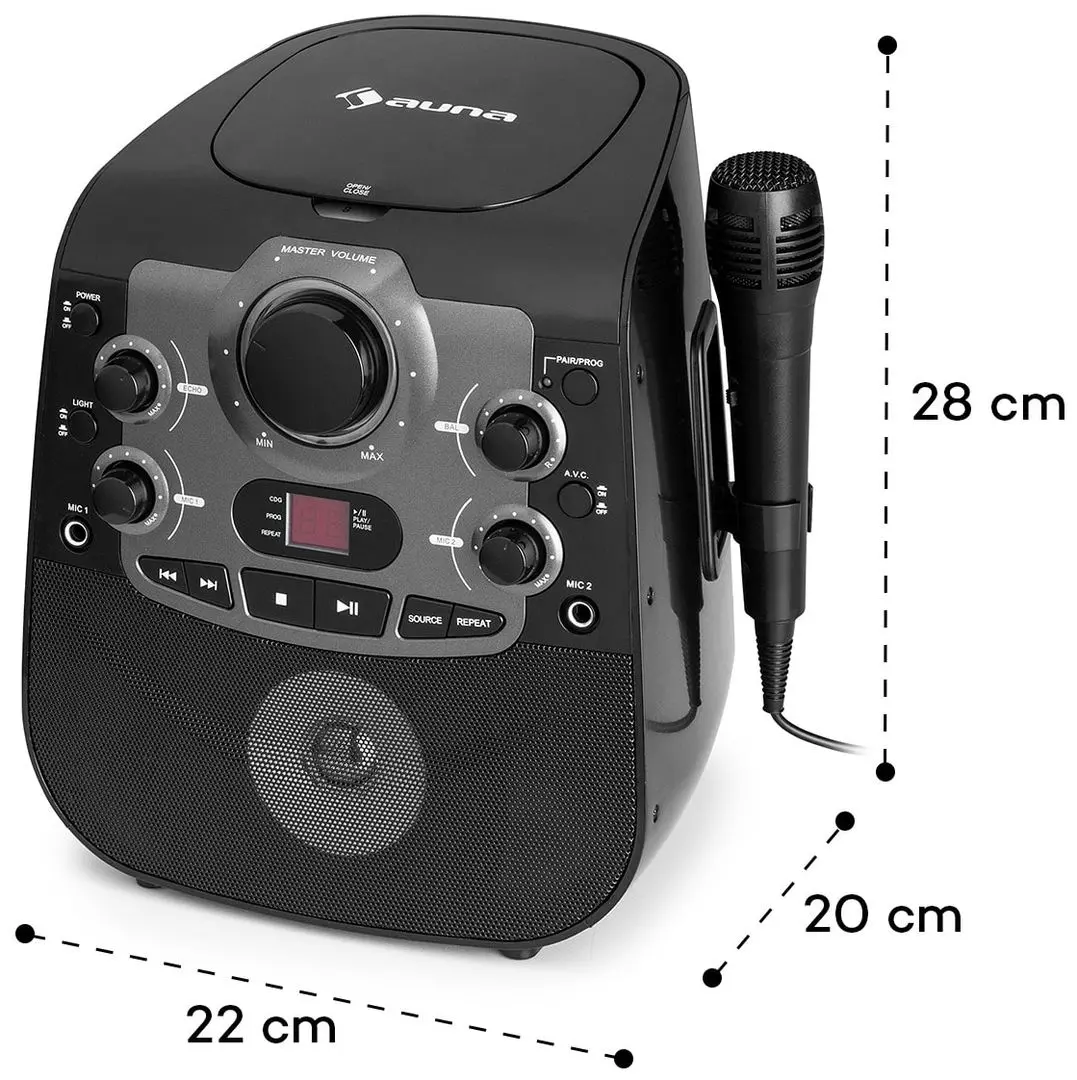 Караоке система Auna StarMaker 2.0 (Black) - 6